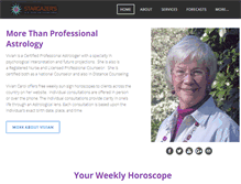 Tablet Screenshot of horoscopesbyvivian.com